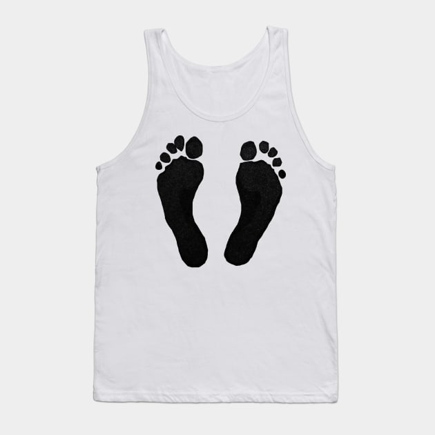 Barefoot Barefeet to save the planet Tank Top by PlanetMonkey